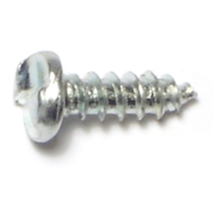 #8 x 1/2" Tamper Proof Pan Head, Sheet Metal Screw, Zinc 