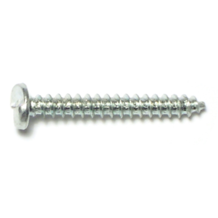 #8 x 1-1/4" Tamper Proof Pan Head, Sheet Metal Screw, Zinc 