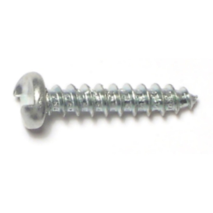 #10 x 1" Tamper Proof Pan Head, Sheet Metal Screw, Zinc 