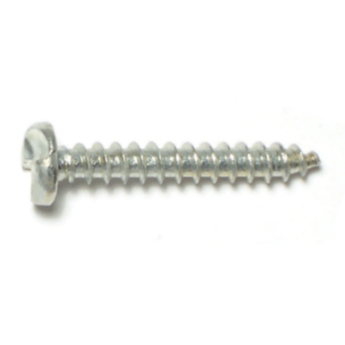 #10 x 1-1/4" Tamper Proof Pan Head, Sheet Metal Screw, Zinc 