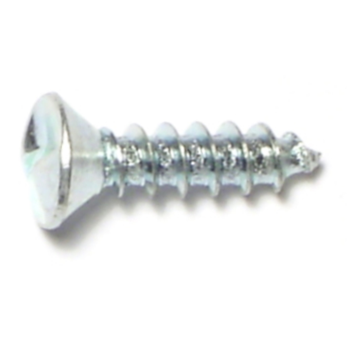#10 x 3/4" Tamper Proof Oval Head, Sheet Metal Screw, Zinc 