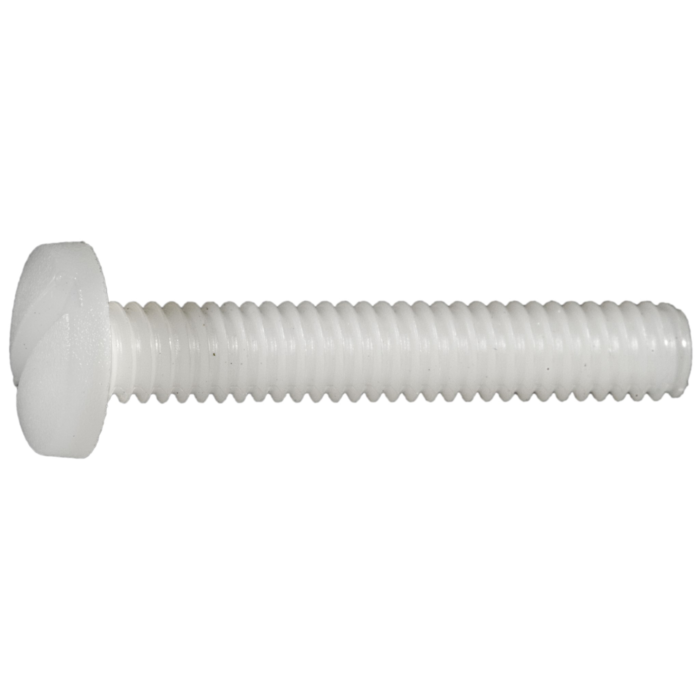 8-32 x 1" Phillips Pan Head, Machine Screw, Nylon 