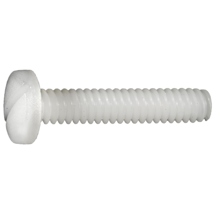 10-24 x 1" Phillips Pan Head, Machine Screw, Nylon 