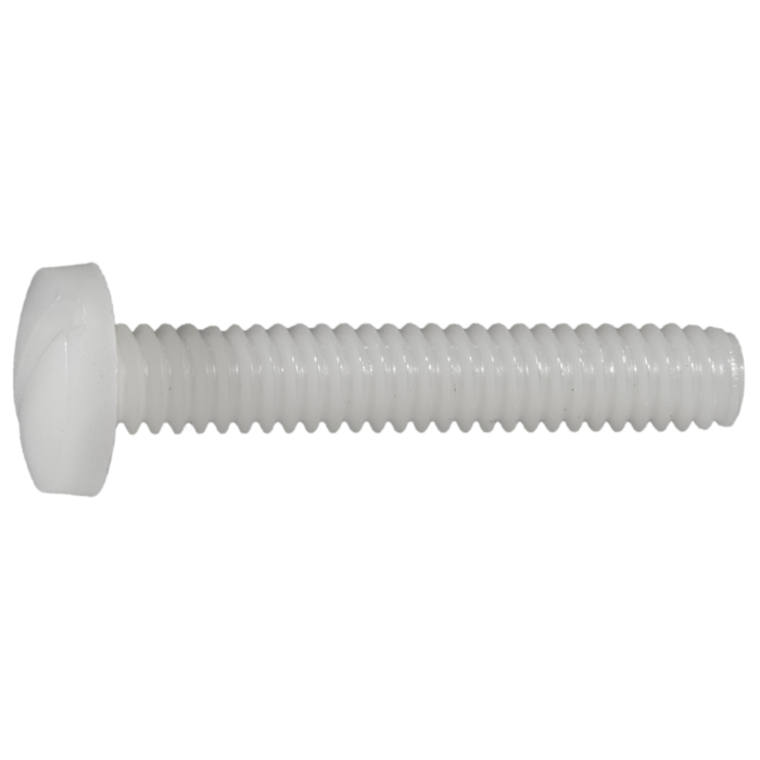 1/4"-20 x 1-1/2" Phillips Pan Head, Machine Screw, Nylon 
