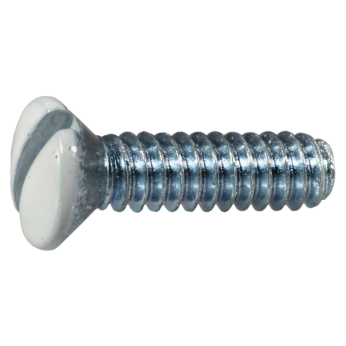 Switch Plate Screw (White) 6-32 x 1/2 in.