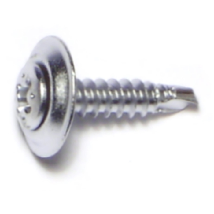 #8 x 3/4" Phillips Oval Head, Trim Head Screw, Chrometint