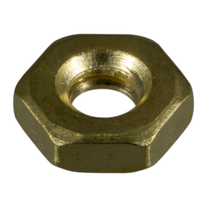 10-24 Hex Nut, Coarse Thread, Brass