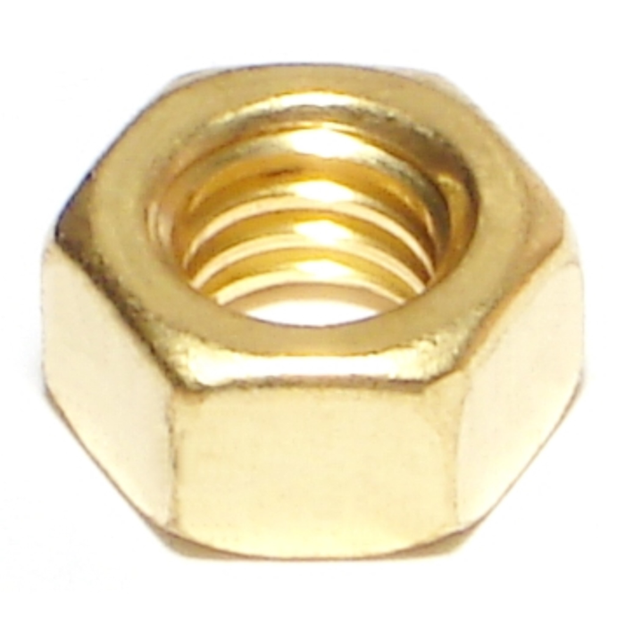5/16"-18 Hex Nut, Coarse Thread, Brass