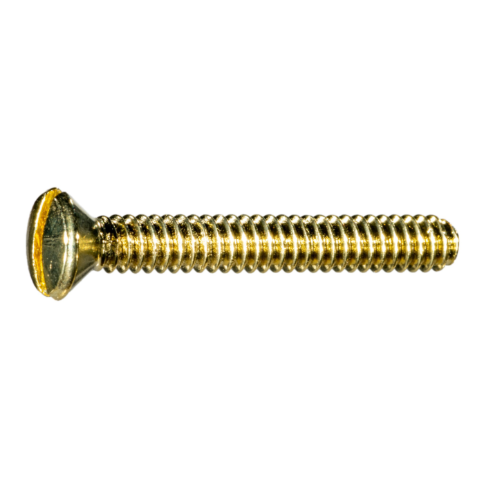 Switch Plate Screw (Brass) 6-32 x 1 in.