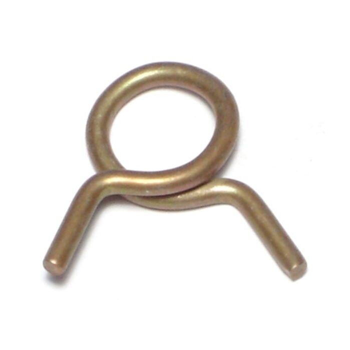 Midwest Fastener Steel Yellow Zinc Plated 9/16 in Hose Clamp