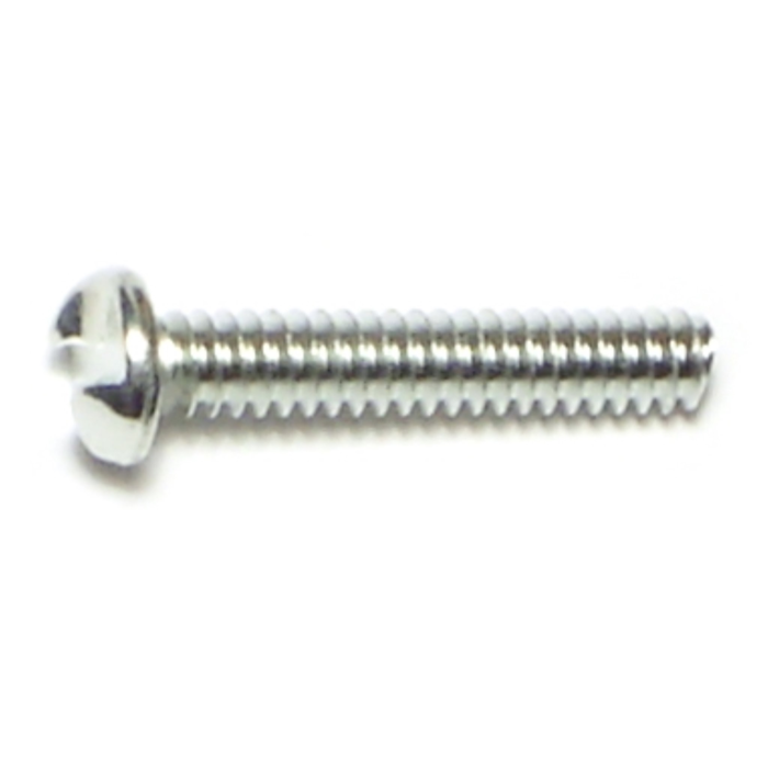 6-32 x 3/4" One Way Round Head, Machine Screw, Zinc 