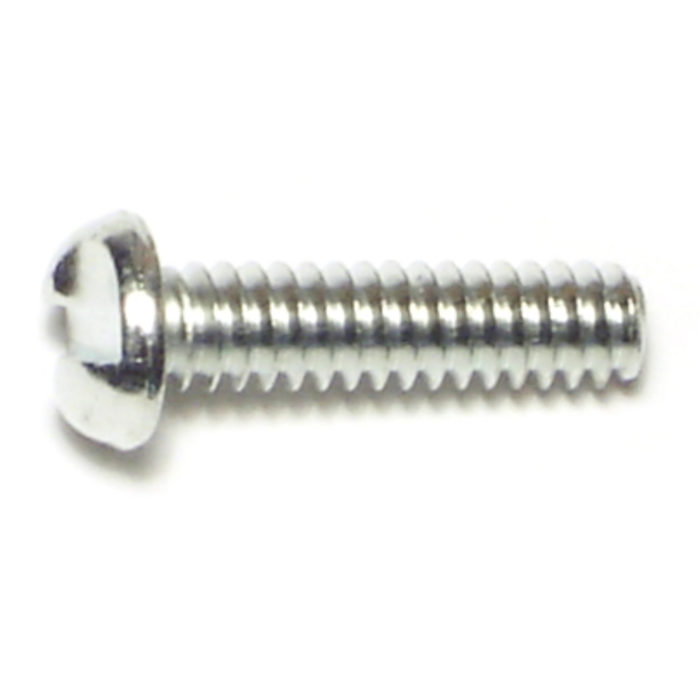 10-24 x 3/4" One Way Round Head, Machine Screw, Zinc 