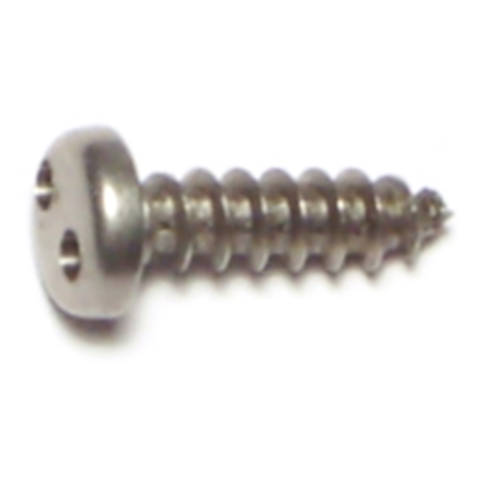 #6 x 1/2" Security Head, Sheet Metal Screw, Stainless Steel 