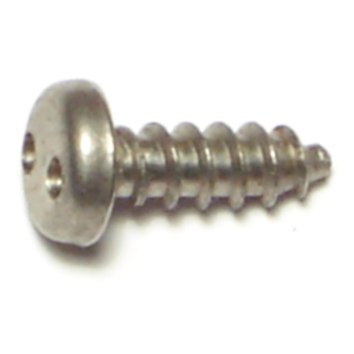 #8 x 1/2" Security Head, Sheet Metal Screw, Stainless Steel 