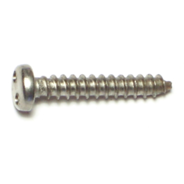 #8 x 1" Security Head, Sheet Metal Screw, Stainless Steel 