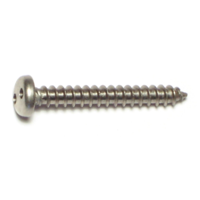 #8 x 1-1/4" Security Head, Sheet Metal Screw, Stainless Steel 