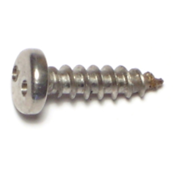 #10 x 3/4" Security Head, Sheet Metal Screw, Stainless Steel 