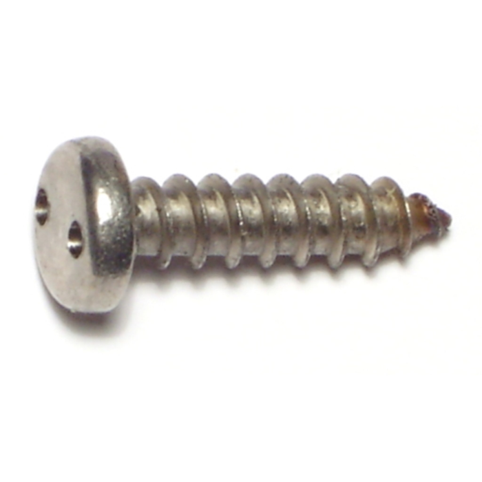 #14 x 1" Security Head, Sheet Metal Screw, Stainless Steel 