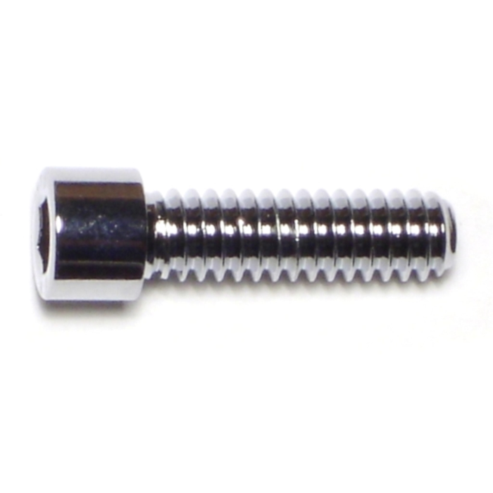 1/4"-20 x 7/8" Socket Head Cap Screw, Coarse Thread, Chrome 