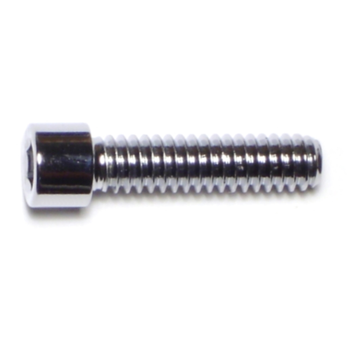 1/4"-20 x 1" Socket Head Cap Screw, Coarse Thread, Chrome 