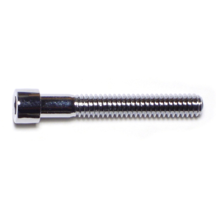 1/4"-20 x 1-3/4" Socket Head Cap Screw, Coarse Thread, Chrome 