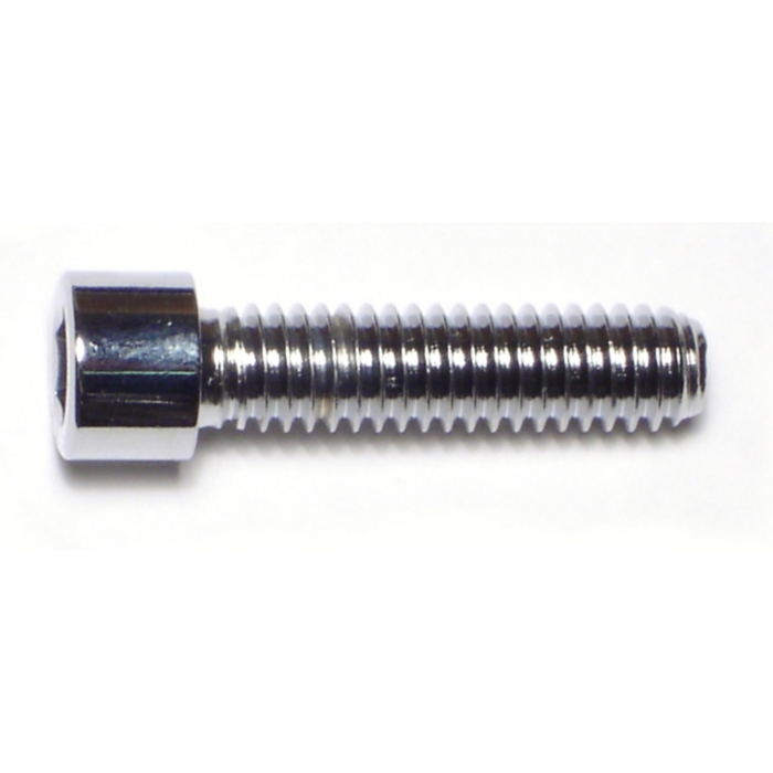 5/16"-18 x 1-1/4" Socket Head Cap Screw, Coarse Thread, Chrome 