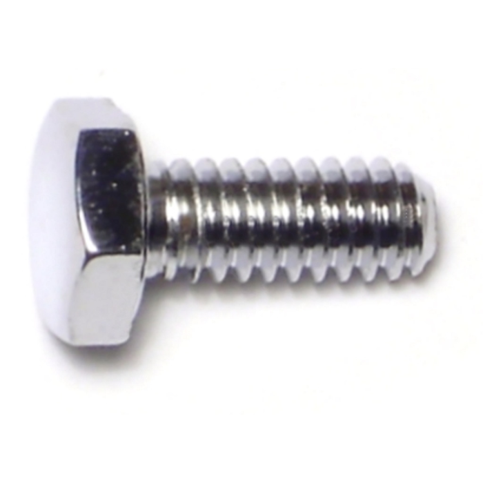 1/4"-20 x 5/8" Hex Cap Screw, Coarse Thread, Chrome 