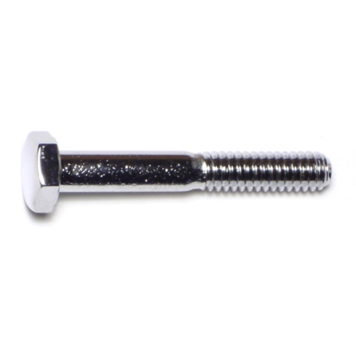 1/4"-20 x 1-3/4" Hex Cap Screw, Coarse Thread, Chrome 