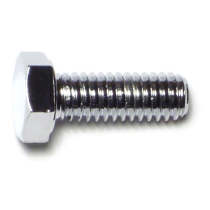 5/16"-18 x 7/8" Hex Cap Screw, Coarse Thread, Chrome 