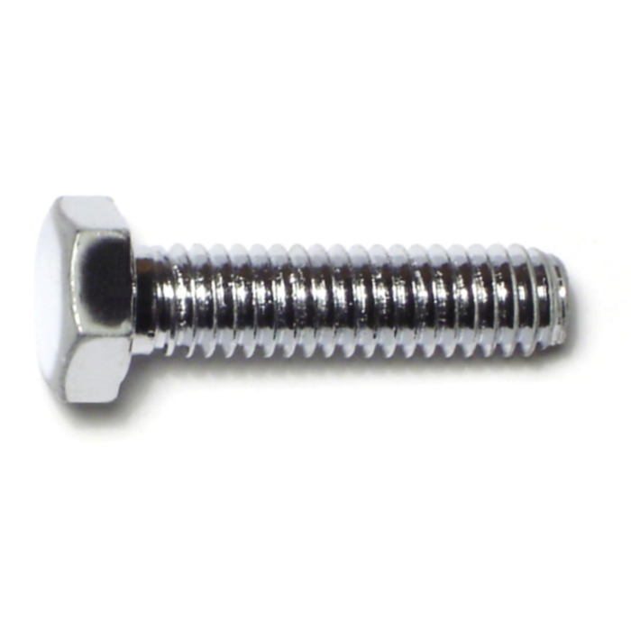 5/16"-18 x 1-1/4" Hex Cap Screw, Coarse Thread, Chrome 