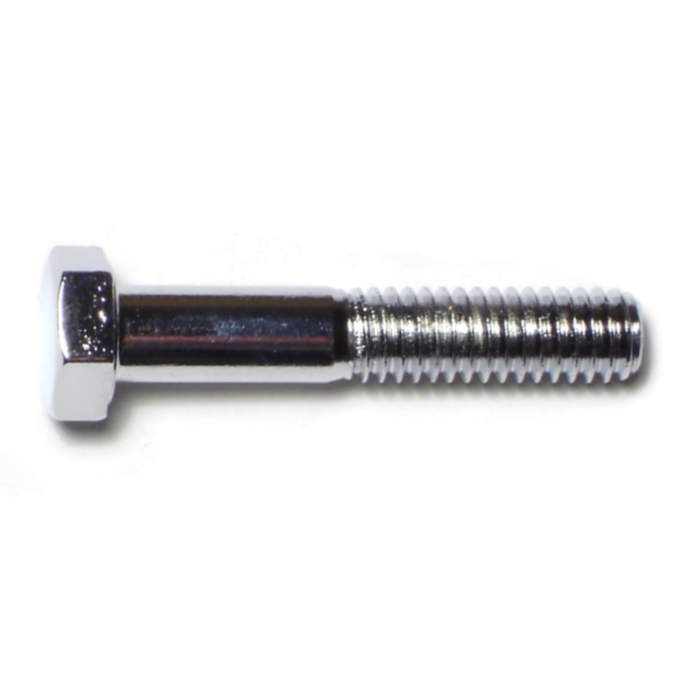 5/16"-18 x 1-3/4" Hex Cap Screw, Coarse Thread, Chrome 