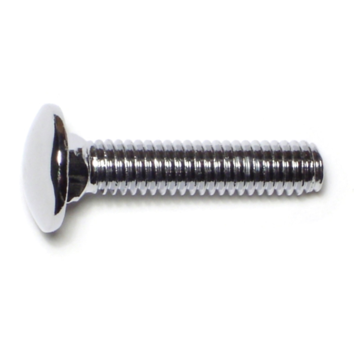 5/16"-18 x 1-1/2" Carriage Bolt, Coarse Thread, Chrome 