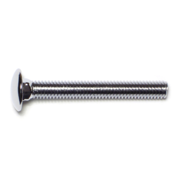 5/16"-18 x 2-1/2" Carriage Bolt, Coarse Thread, Chrome 