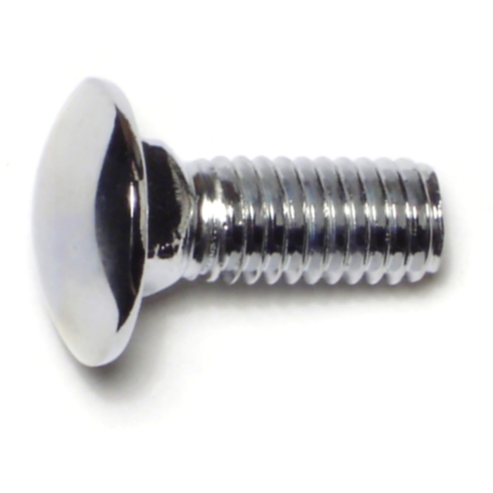 3/8"-16 x 1" Carriage Bolt, Coarse Thread, Chrome 