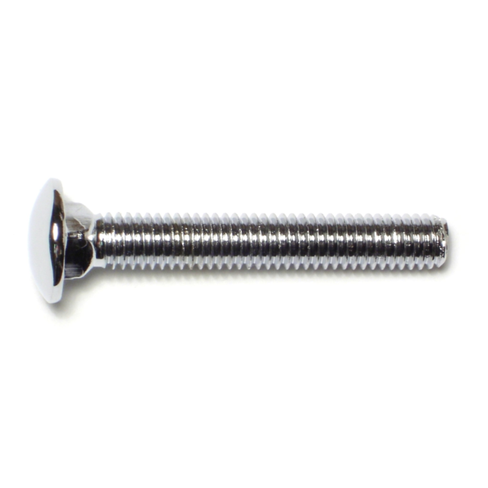 3/8"-16 x 2-1/2" Carriage Bolt, Coarse Thread, Chrome 