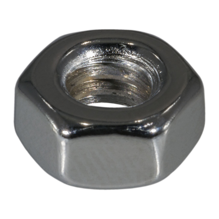 1/4"-20 Hex Nut, Coarse Thread, Chrome