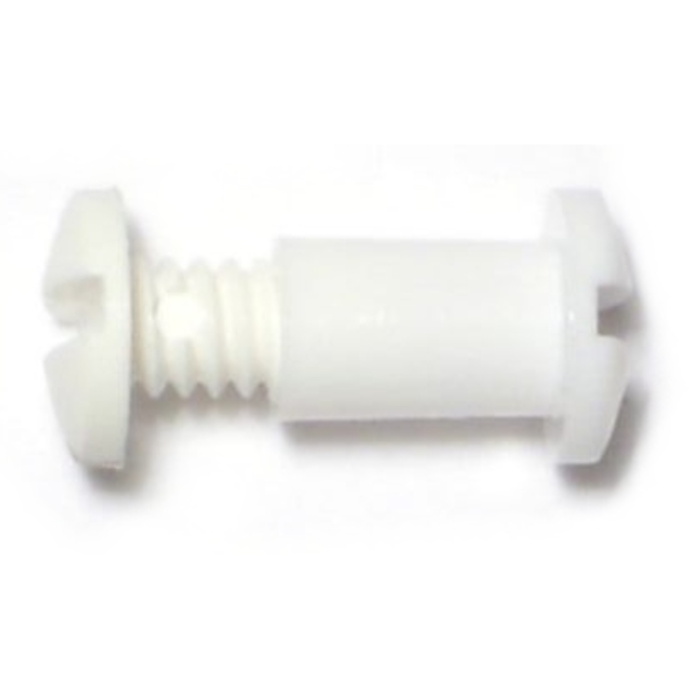 Screw Post with Screw (Nylon - White) 3/8 in. 