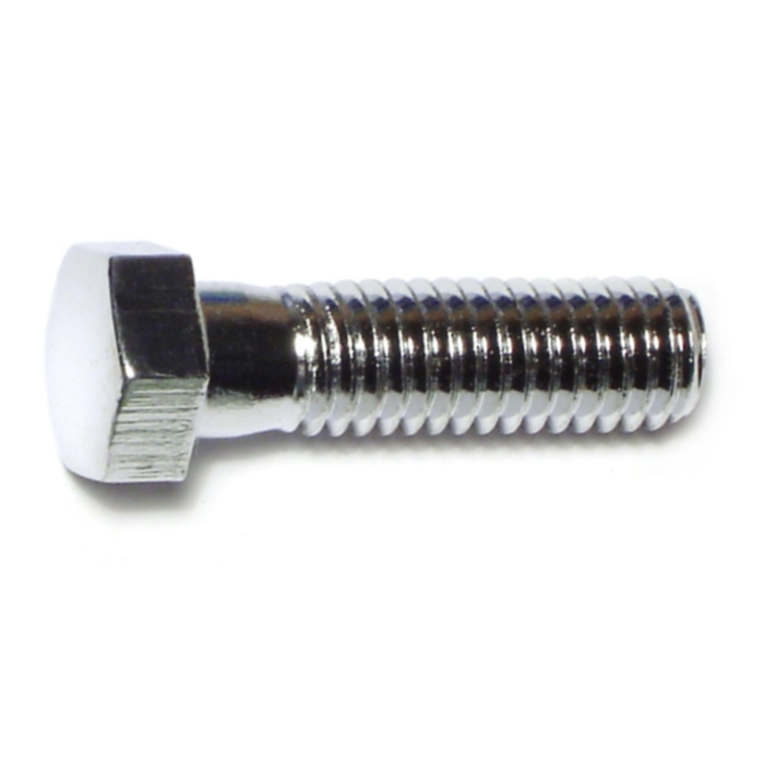7/16"-14 x 1-1/2" Hex Cap Screw, Coarse Thread, Chrome 