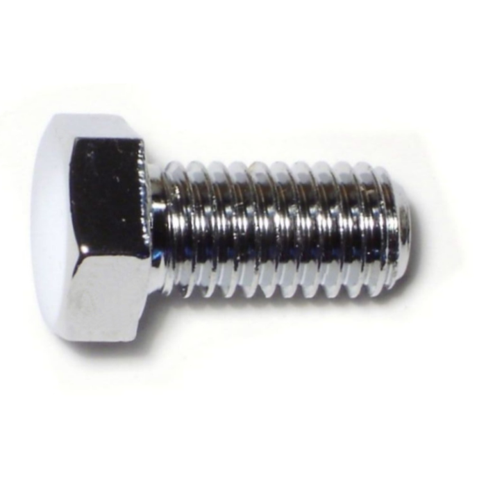 1/2"-13 x 1" Hex Cap Screw, Coarse Thread, Chrome 