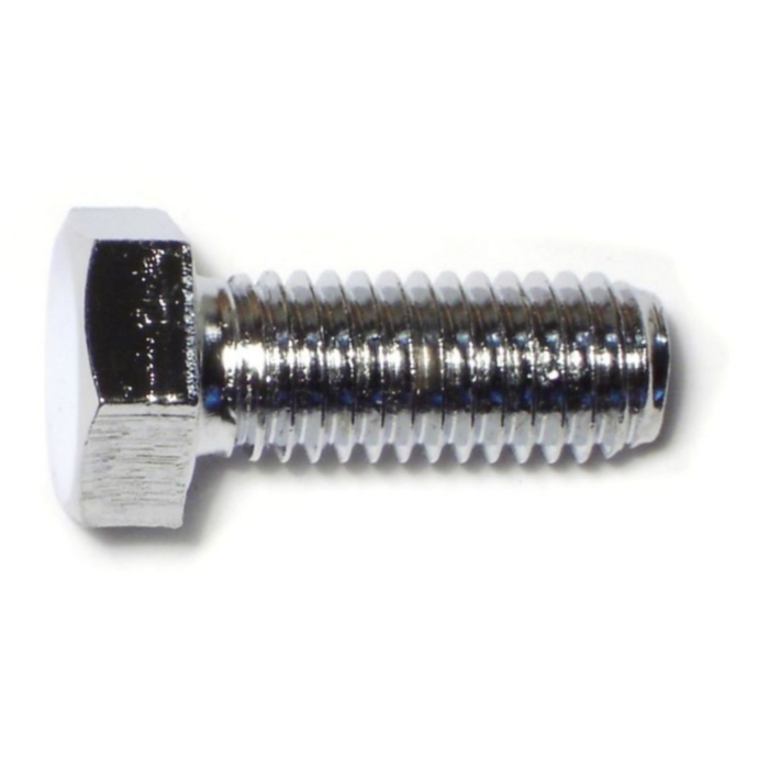 1/2"-13 x 1-1/4" Hex Cap Screw, Coarse Thread, Chrome 
