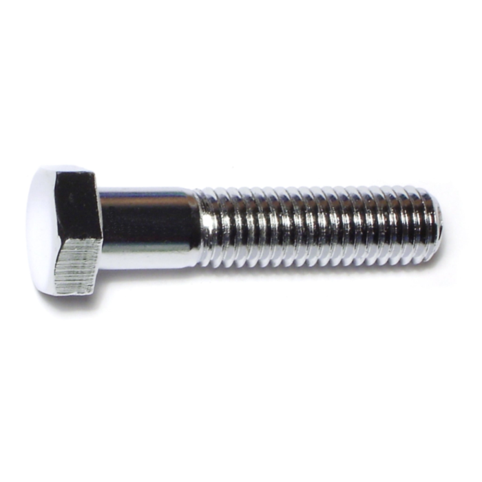 1/2"-13 x 2-1/4" Hex Cap Screw, Coarse Thread, Chrome 