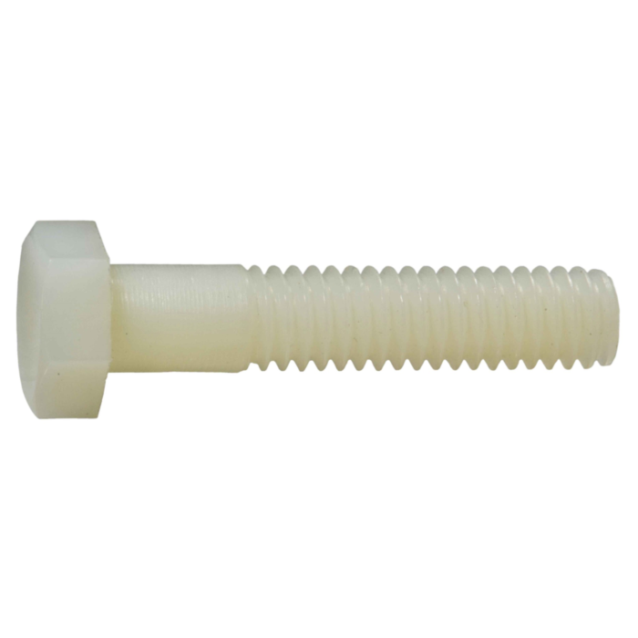 Midwest Fastener 5/16"-18 x 1-1/2" Hex Head Bolt, Coarse Thread, White