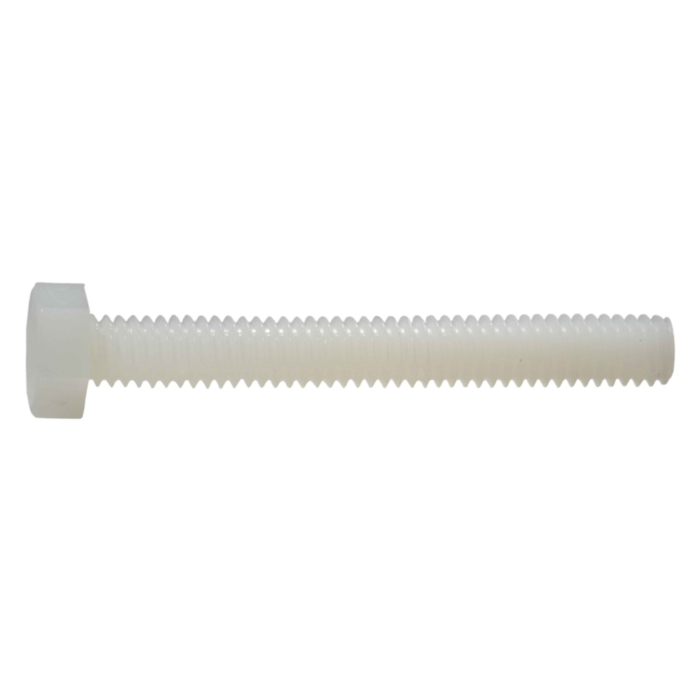 Midwest Fastener 5/16"-18 x 2-1/2" Hex Head Bolt, Coarse Thread, White