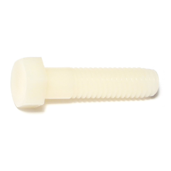 Midwest Fastener 3/8"-16 x 1-1/2" Hex Head Bolt, Coarse Thread, White