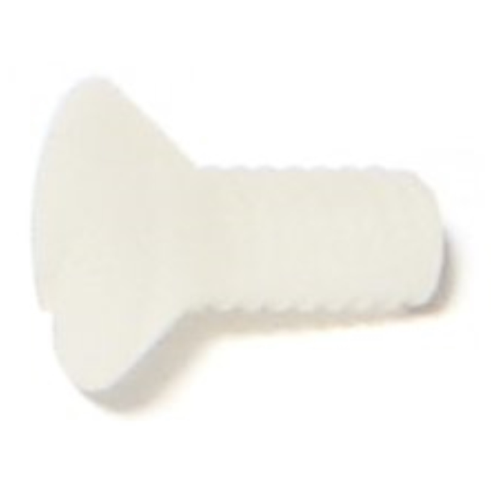 8-32 x 3/8" Phillips Oval Head, Machine Screw, Nylon 