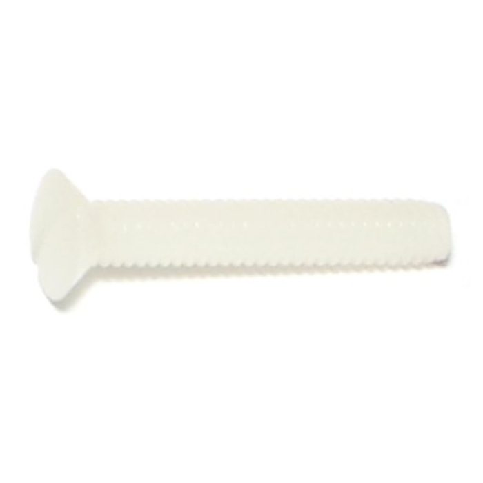 8-32 x 1-1/2" Phillips Oval Head, Machine Screw, Nylon 