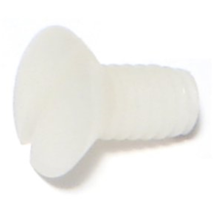 1/4"-20 x 1/2" Phillips Oval Head, Machine Screw, Nylon 