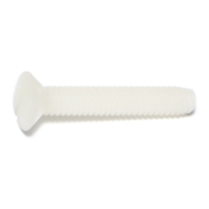 1/4"-20 x 1-1/2" Phillips Oval Head, Machine Screw, Nylon 