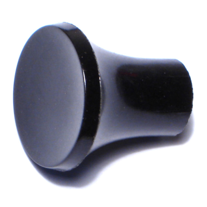 Midwest Fastener Round Thrd Knob, 13/16 x 21/32
