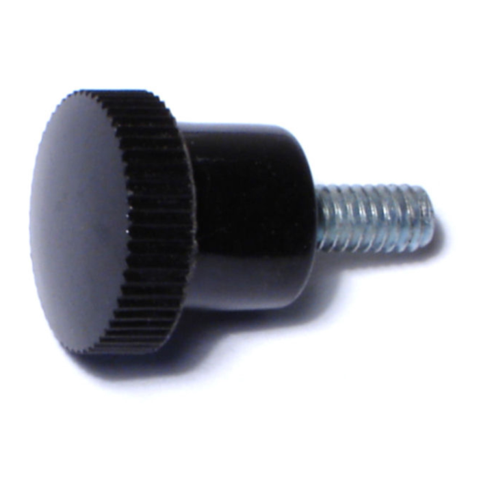 Midwest Fastener Male Knurld Knob, 8-32 x 5/8